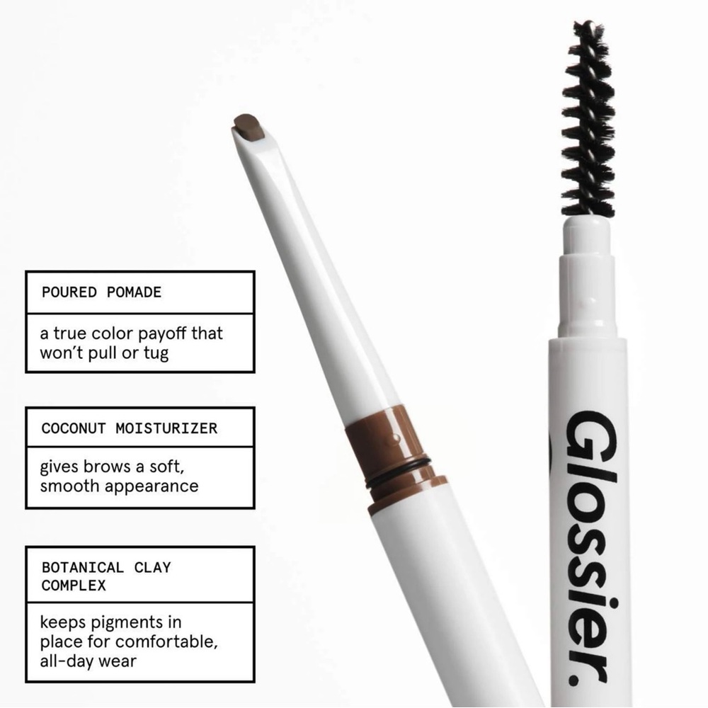 Glossier Boy Brow Arch 2-in-1 Longwear Pomade Eyebrow Pencil- Warm Brown